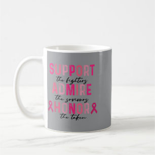 Support The Fighters Admire The Survivors Honour Coffee Mug
