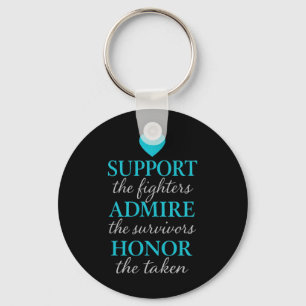 Support The Fighters Admire The Survivors Honour.. Keychain