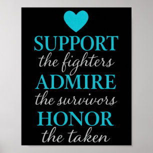 Support The Fighters Admire The Survivors Honour.. Poster