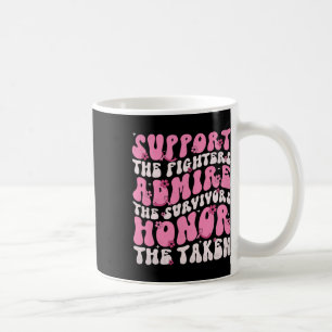 Support The Fighters Admire The Survivors Honour T Coffee Mug