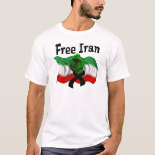 Support The Green Wave, Free Iran T-Shirt