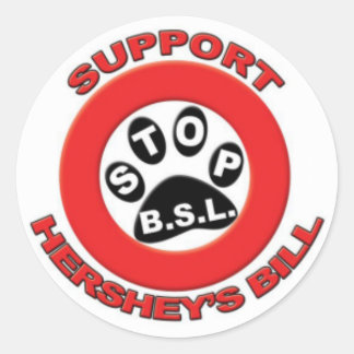 Support The Hershey Bill Classic Round Sticker