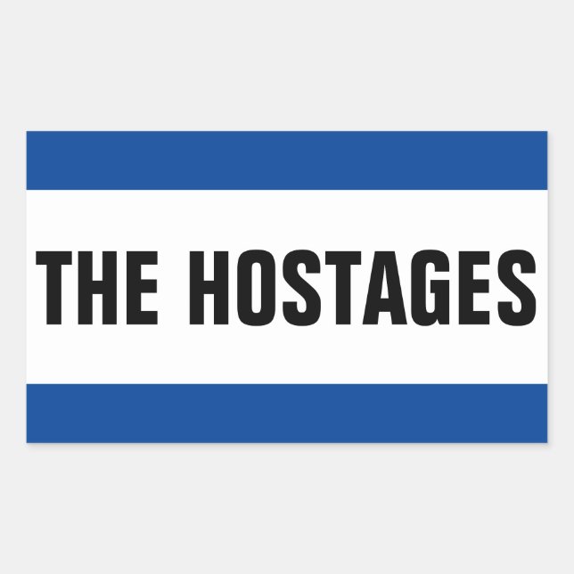 Support the Hostages Sticker (Front)