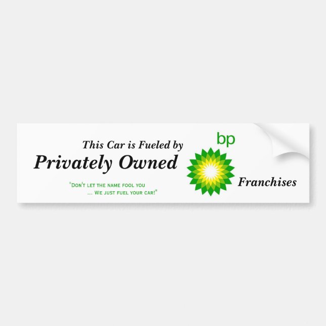 Support the Little Man - BP Bumper Sticker (Front)