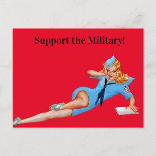 Support the Military! Postcard