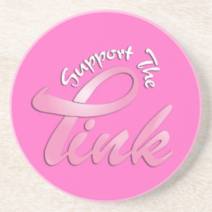 Support The Pink Coaster