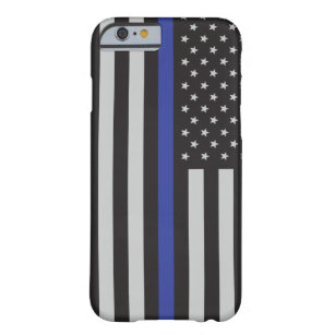 Support the Police Thin Blue Line American Flag Barely There iPhone 6 Case