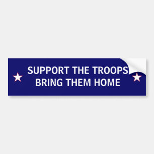 Support The Troops Bumper Sticker