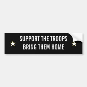 Support The Troops Bumper Sticker