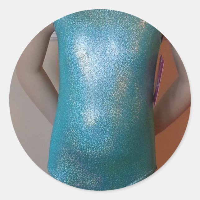 Support Thy Gymnast Classic Round Sticker (Front)