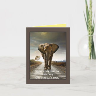 Support to a friend, Encouragement Card