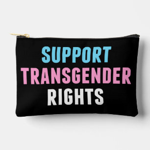 Support Transgender Rights Accessory Pouch