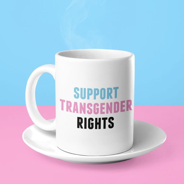Support Transgender Rights Coffee Mug (Creator Uploaded)