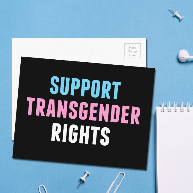 Support Transgender Rights Postcard (Creator Uploaded)