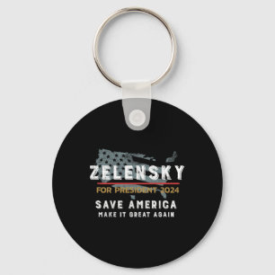 Support Ukr And Zelensky Not All Heroes Wear Capes Keychain