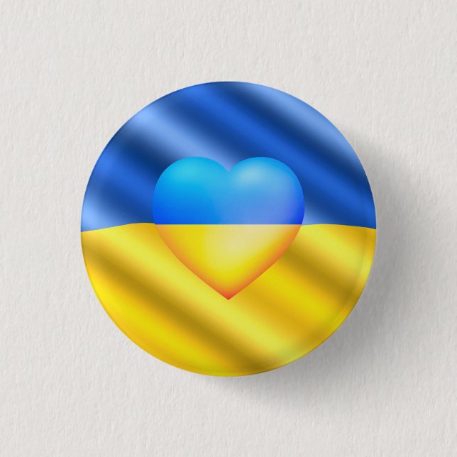 Support Ukraine Button - Freedom (Front)