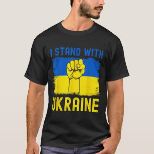 Support Ukraine Flag I Stand With Ukraine  T-Shirt