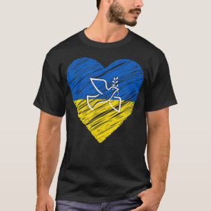 Support Ukraine I Stand With Ukraine Flag T-Shirt