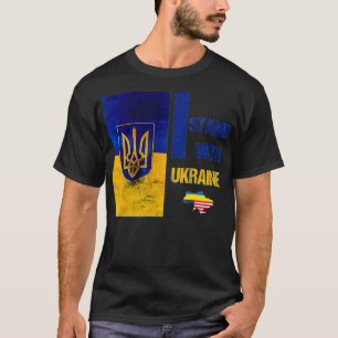 support Ukraine I Stand with Ukraine ukrainian  cl T-Shirt