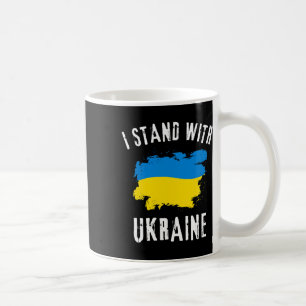 Support Ukraine I Stand With Ukraine Ukrainian Fla Coffee Mug