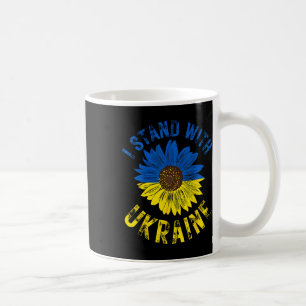 Support Ukraine I Stand With Ukrainian Flag Slava  Coffee Mug