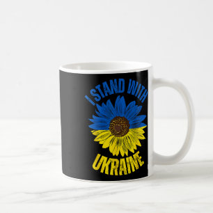 Support Ukraine I Stand With Ukrainian Flag Slava Coffee Mug