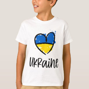 Support Ukraine I Stand With Ukrainian Flag Slava T-Shirt