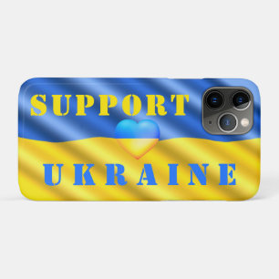 Support Ukraine iPhone Case Ukrainian Flag