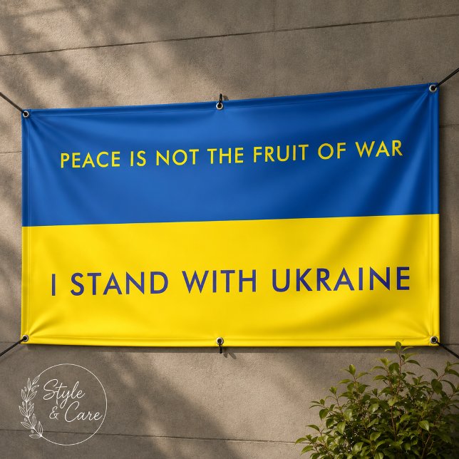 Support Ukraine Personalized Patriotic Flag Banner (Support Ukraine Personalized Patriotic Flag Banner)