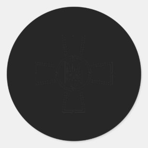 Support Ukraine President Zelensky Saying Ukrainia Classic Round Sticker