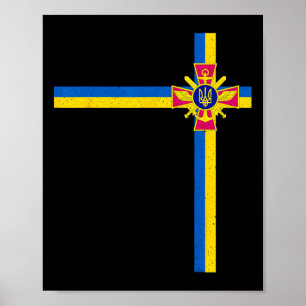 Support Ukraine President Zelensky Saying Ukrainia Poster