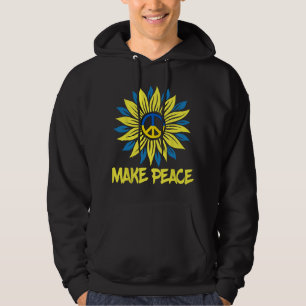 Support Ukraine Stand With Ukraine Ukrainian Flag Hoodie