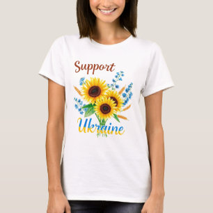 Support Ukraine Sunflower  T-Shirt