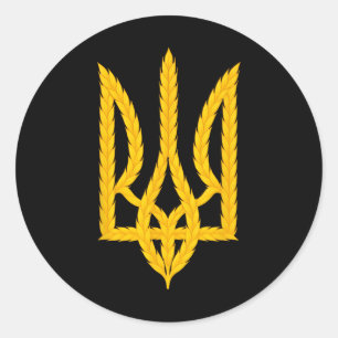 Support Ukraine Ukraine Stand With Zelensky Peace Classic Round Sticker