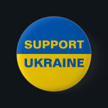 Support Ukraine Ukrainian Flag 2 Inch Round Button<br><div class="desc">Support Ukraine Ukrainian Flag</div>