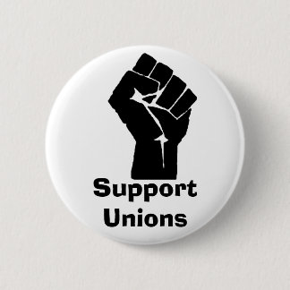 Support Unions 2 Inch Round Button