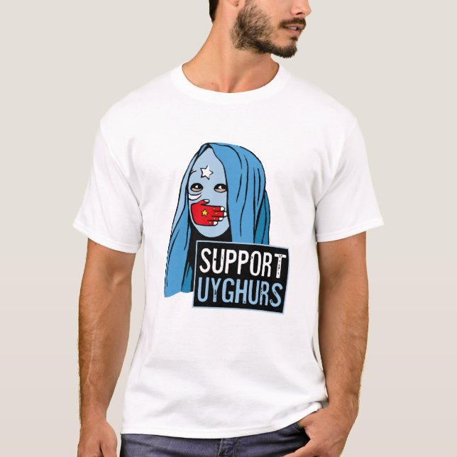 Support Uyghurs T-Shirt (Front)