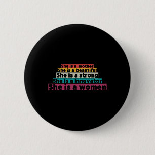 Support Womens Rights 2 Inch Round Button