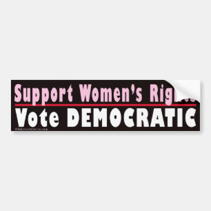 Support Women's Rights Bumper Sticker