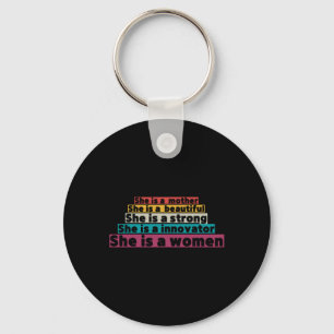 Support Womens Rights Keychain