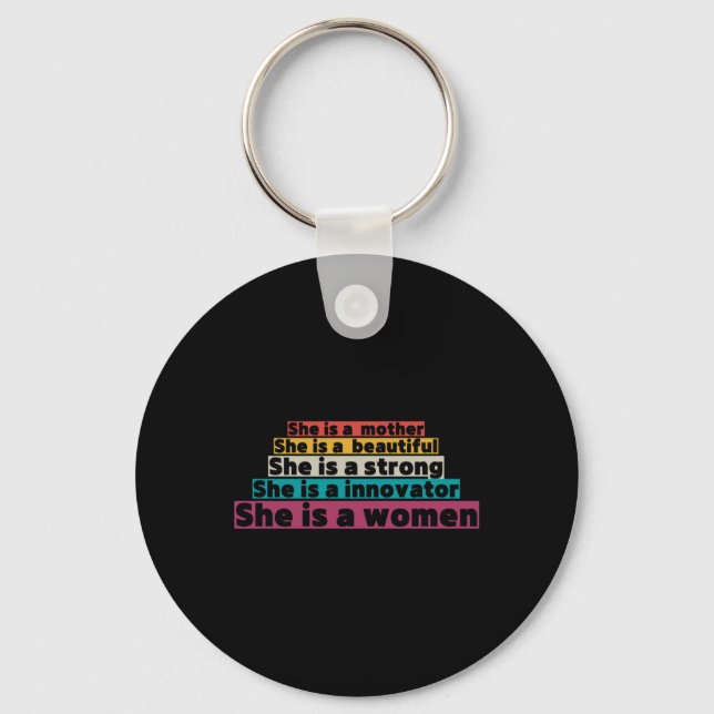 Support Womens Rights  Keychain (Front)