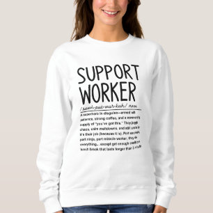 Support worker sweatshirt