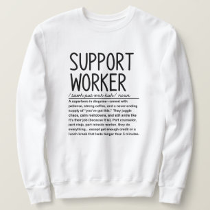 Support worker sweatshirt