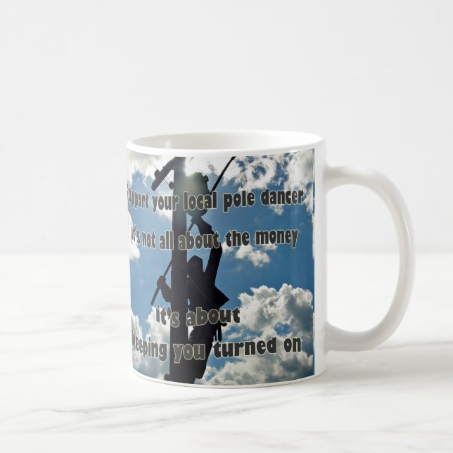 Support your Lineman Coffee Mug (Right)