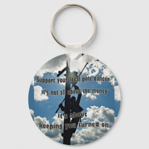 Support your Lineman Keychain