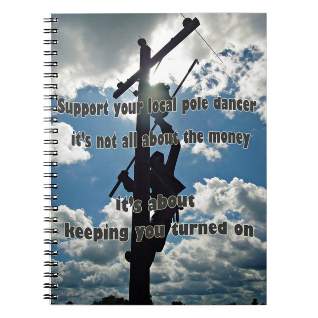 Support your Lineman Notebook (Front)