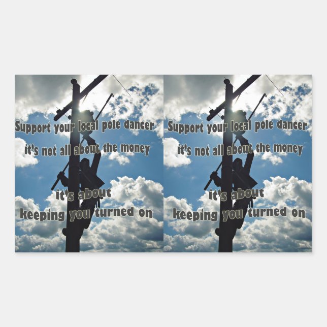 Support your Lineman Sticker (Front)