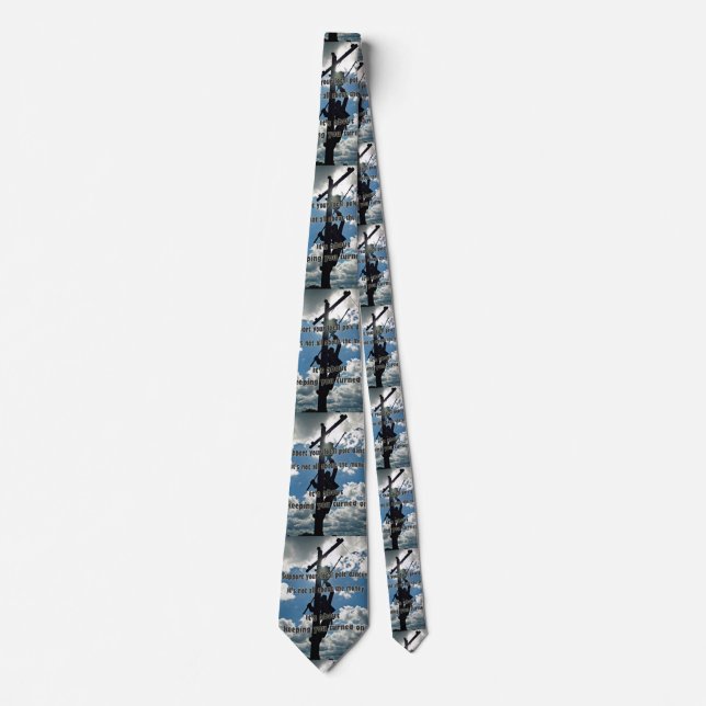 Support your Lineman Tie (Front)