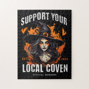 Support Your Local Coven Jigsaw Puzzle