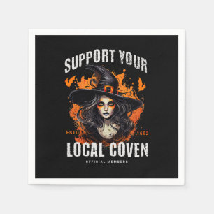 Support Your Local Coven Napkin